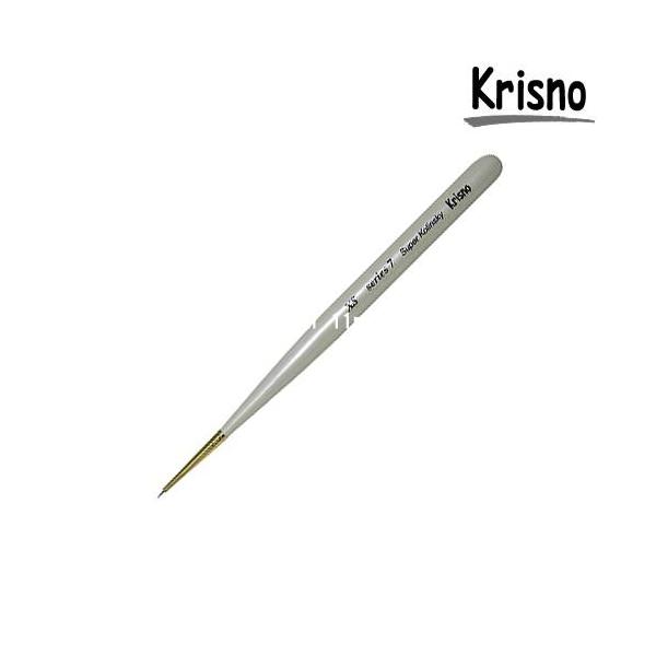クリスノ　ネイリスト検定1級　コリンスキーブラシ　クリスノ Krisnoクリスノ]アートブラシ【XS-7コリンスキー】アート筆【検定