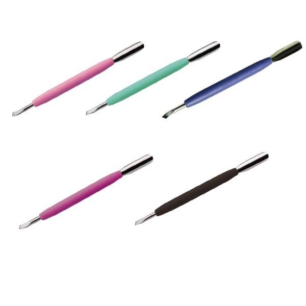 ■特徴・内容■　グリップ部分がシリコン素材なので滑りにくいウツミプッシャーです◆適度なクッション性で疲れにくい仕様となっています。金属系の匂いも軽減◆材質：・グリップ部分（シリコン）/金属部分（ステンレス合金銅）◆サイズ：全長約137mm◆...