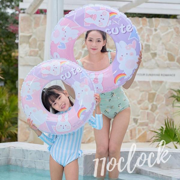 浮き輪 子供 60cm 70cm 80cm 腰 5歳 3歳 4歳 7歳 6歳 8歳 安い 浮輪 ウキワ 兎 キッズ