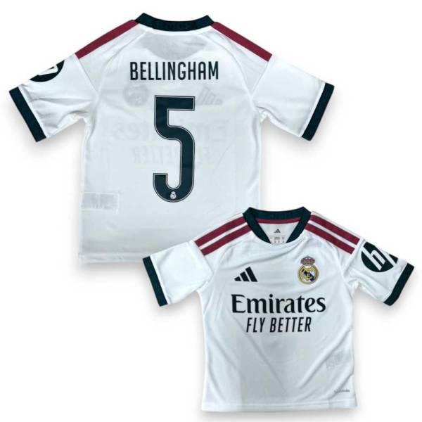 アディダス レアル・マドリード 2026/27 ジュニア ホーム ユニフォーム #5 ベリンガム LE212BELL ( サッカー レアルマドリード 公式 )