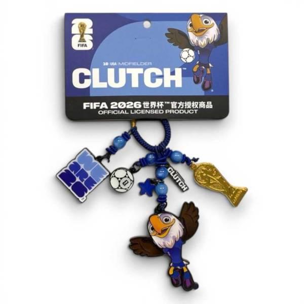 FIFA ワールドカップ 2026 メタルアクリル キーホルダー CLUTCH KF09004090 ( サッカー オフィシャル Ｗカップグッズ ワールドカップグッズ )