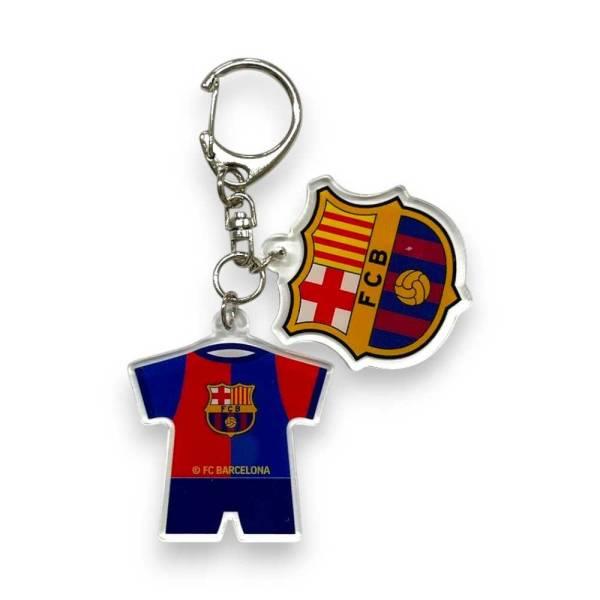 FCバルセロナ アクリル2連チャーム BCN87766AC ( サッカー フットサル