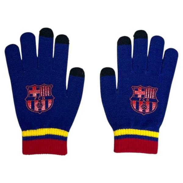 FCバルセロナ ニットグローブ BCN87783 ( サッカー 手袋 ニット手袋 寒さ対策 グローブ バルセロナ 海外 ファングッズ 小物 )