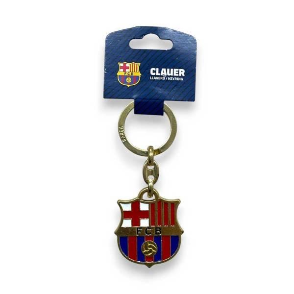 応援グッズ #6 FC Barcelona-Real Madrid FCバルセロナ エンブレム キーリング FCBB6006 ( サッカー
