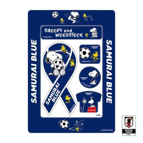 JFA スヌーピーフォトフレームリボンマグネットサッカー日本代表ver. JFAFM1152 ( サッカー フットサル ジャパン サポーターグッズ オフィシャル )