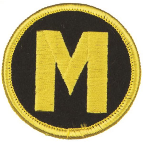 素材：ポリプロピレン / サイズ：直径約６ｃｍ / 特長：クリップ、安全ピン付 / 原産国：台湾 / マネージャー用のワッペン。金糸仕様。