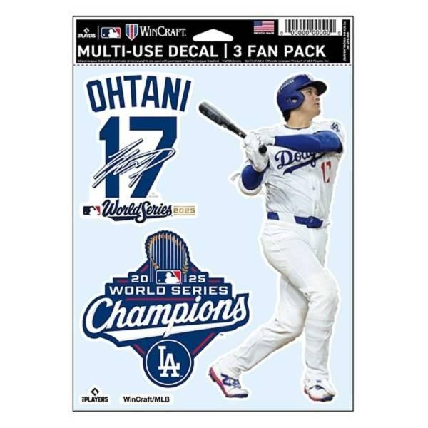 メジャーリーグ Wincraft ロサンゼルス・ドジャース 大谷翔平 2025 ワールドシリーズシリーズ優勝 ファンデカール 631964AM