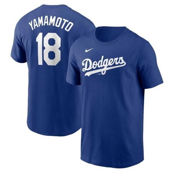 MLB メジャーリーグ NIKE ドジャース 山本由伸 ネーム&ナンバーTシャツ
