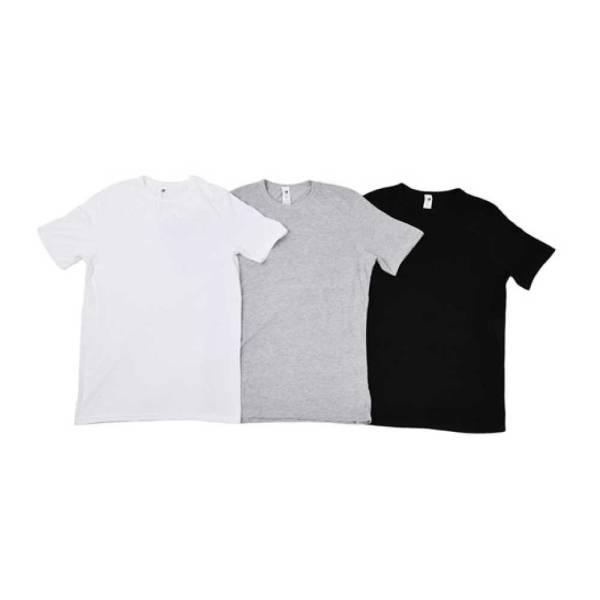 【3枚入1499円】ニューバランス クルーネックT アンダーシャツ 3P LAT21026［ホワイト｜グレー｜ブラック］【訳あり：箱潰れの可能性有】