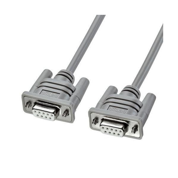 RS-232C�P�[�u�� 0.75m ���C�g�O���[ KRS-403XF-07K2