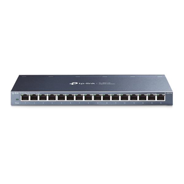 他サイト： 16ポート ギガビット デスクトップ スイッチングハブ TL-SG116(UN)の商品画像