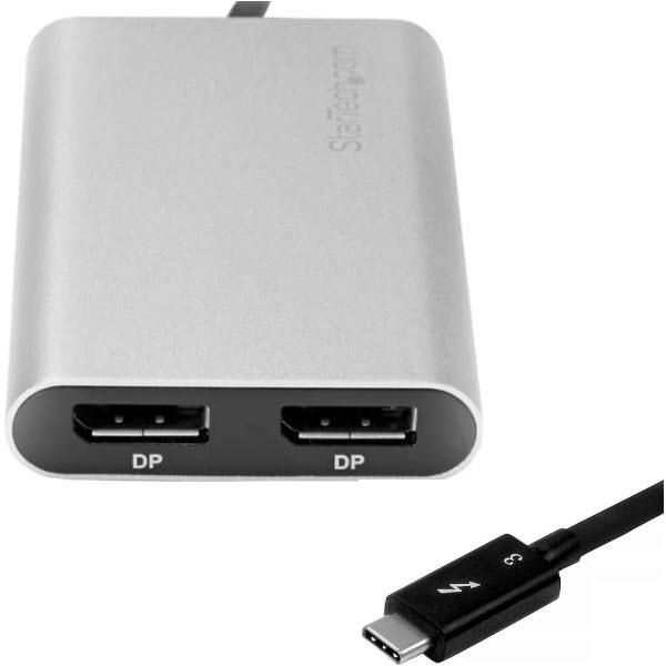 メール便対応! Thunderbolt 2ポートDisplayPort変換アダプタ 4K/60Hz USB-C (オス) 通販 USB-C DisplayPort変換アダプタ 4K 60Hz CDP2DP