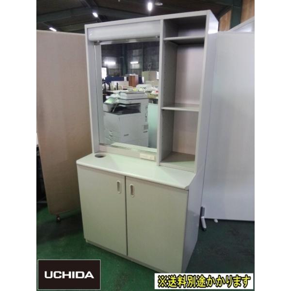 ミラーユニット オフィスドレッサー 幅900mm 内田洋行 F-NA-376-0419A