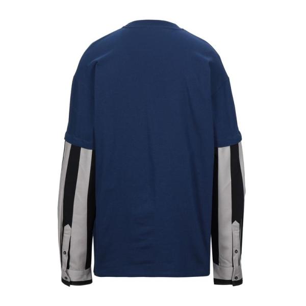 ランバン Lanvin メンズ Tシャツ カットソー トップス ブルー Broughtonhotels Com