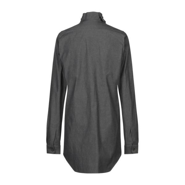 リックオウエンス Rick Owens メンズ シャツ 無地 カジュアルシャツ トップス 鉛色 Pymr Go Th