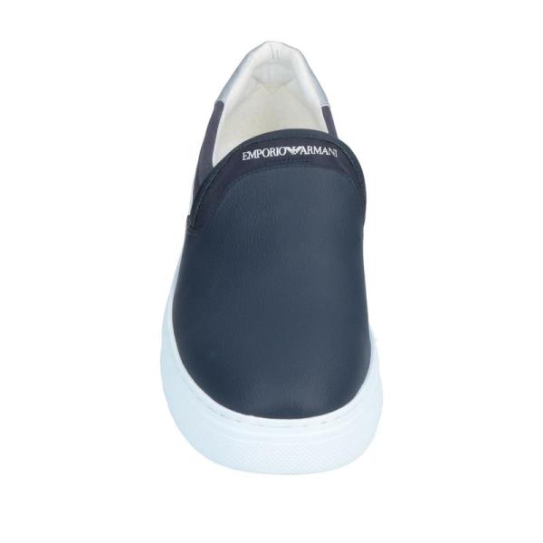 Emporio Armani メンズ スニーカー シューズ 靴 ダークブルー Villa Maroc Com