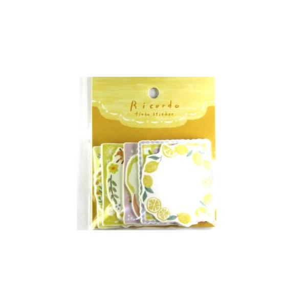 リコルド フレーク ステッカー　ｙｅｌｌｏｗ