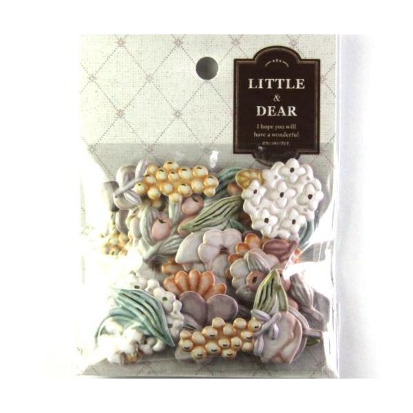 LITTLE & DEARステッカー　flower