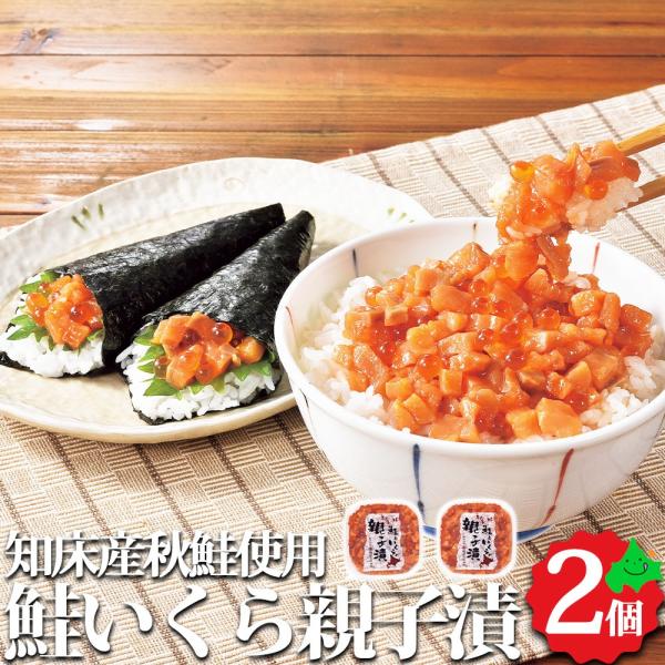 父の日 お中元 海鮮丼の具 惣菜 鮭 いくら 親子漬け 2個入り ギフト セット 詰め合わせ 内祝 お祝い 快気祝い F倉庫