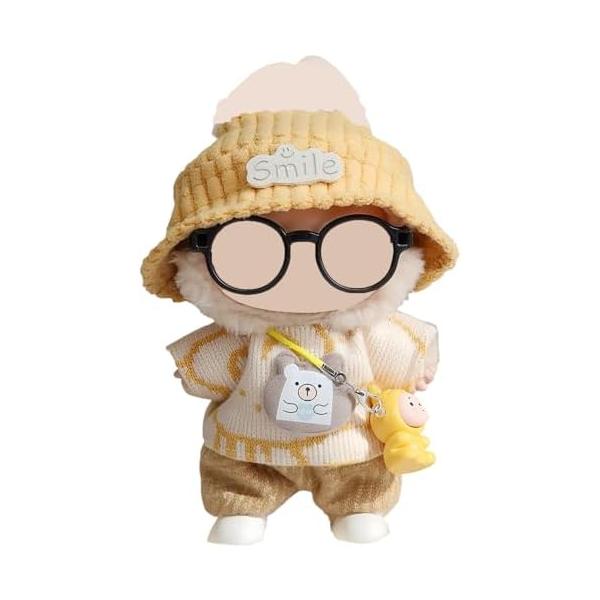 ラブブ用着せ替え服 17cm くまちゃんスーツ 6点セット ぬいぐるみ服 上