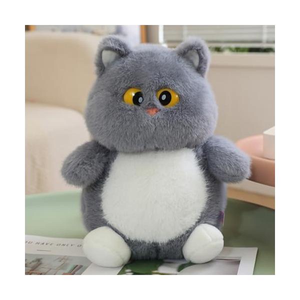 猫ぬいぐるみ 抱き枕 クッション ベッドサイド オフィス インテリア プレゼント 子供向け 柔らか ふわふわ