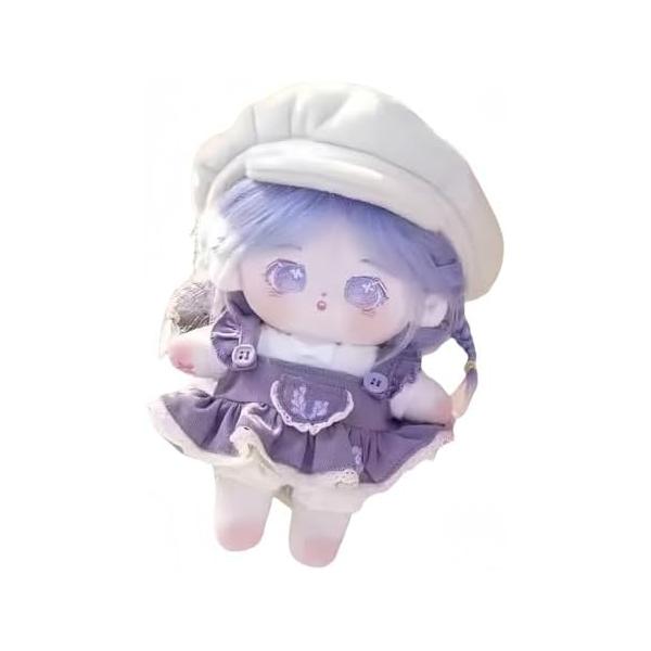 ふわふわコットン人形 20cm 着せ替え可能 ぬいぐるみ 抱き枕サイズ 女の子向け 癒しグッズ