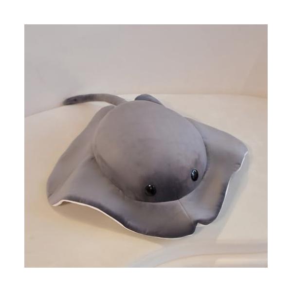 エイぬいぐるみ 抱き枕 クッション 縫い包み 62cm グレー 海の生き物 贈り物 出産祝い