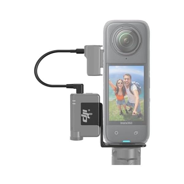 Insta360 X4/X3用 コールドシュー アクセサリー アルミニウム合金製 軽量 シュー拡張マウント DJI Mic Mini対応