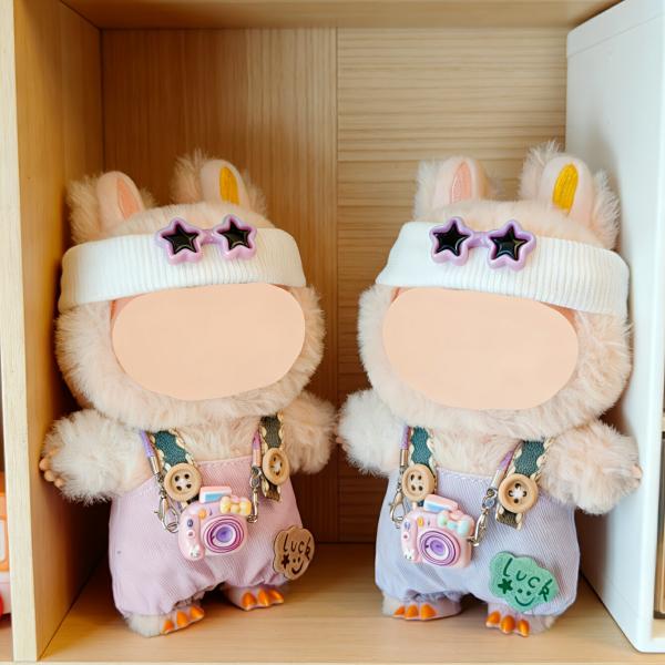 ファッションドール服 スイートクール スターガラスデザイン 3Dカメラペンダント付き 精巧ステッチ