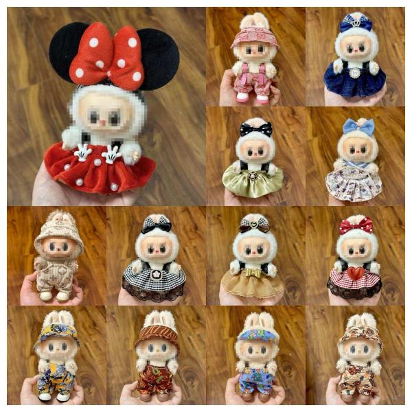 Labubu 17cm対応 ドール着せ替え服 福袋 全5種セット ランダム封入