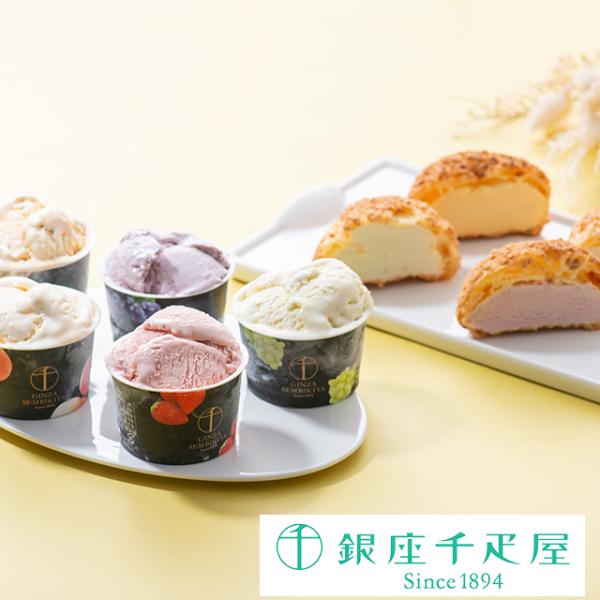 ・プレミアムアイス（カスタードバニラ・とちおとめ・マスカット・ピーチ・ブルーベリーチーズ）90ml×各1個　　計5個・プレミアムシューアイス（いちご・クラウンメロン・マンゴー・カスタードバニラ）4種　×各1個　　計4個関連キーワード：銀座千...