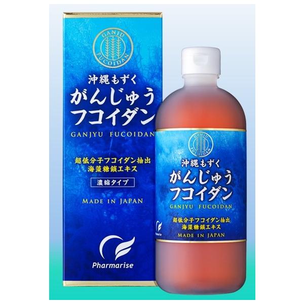 商品説明沖縄もずく がんじゅうフコイダン（濃縮タイプ）今、健康食品素材として注目を集めているフコイダンの10倍き釈用飲料水です。フコイダンは海藻の食物繊維に含まれる大きな構造をしておいます。がんじゅうフコイダンはより早く健康に役立てるように...