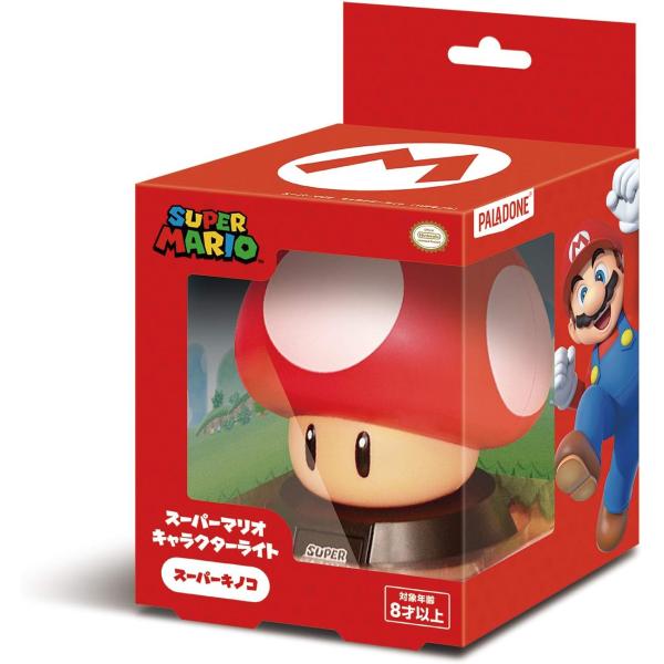 スーパーマリオ　キャラクターライト（スーパーキノコ）（ポスト投函便不可）【新品】