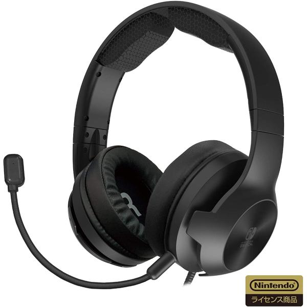 他サイト： Switch/Switch Lite　ホリゲーミングヘッドセット　ハイグレード for Nintendo Switch　ブラック（ネコポス便配送不可）【新品】の商品画像
