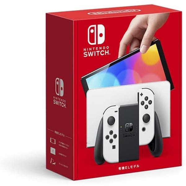 Nintendo Switch本体　有機ELモデル　Joy-Con(L)／(R)ホワイト（ニンテンド...