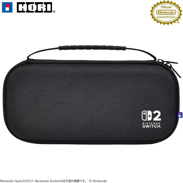 Switch 2　スリムハードポーチプラス for Nintendo Switch 2 ブラック（ポスト投函便不可）（25/06/05発売）【新品】