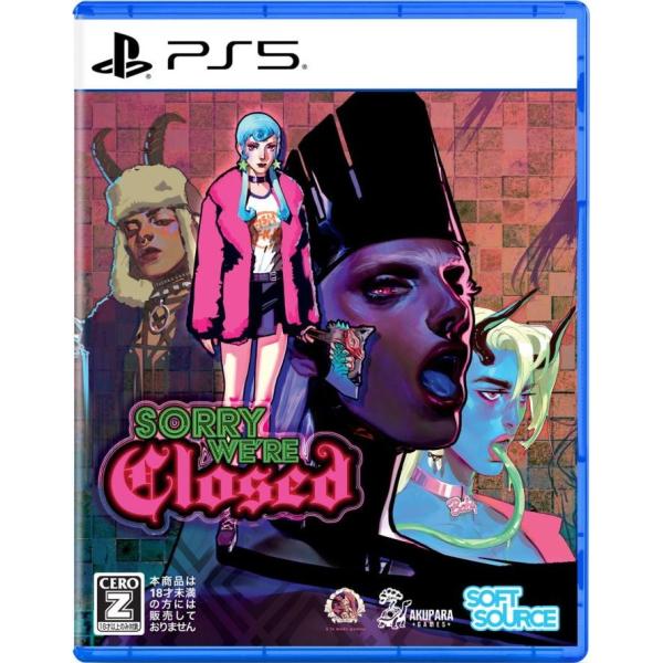 取寄せ商品】PS5 Sorry We're Closed（ソーリーウィアークローズド