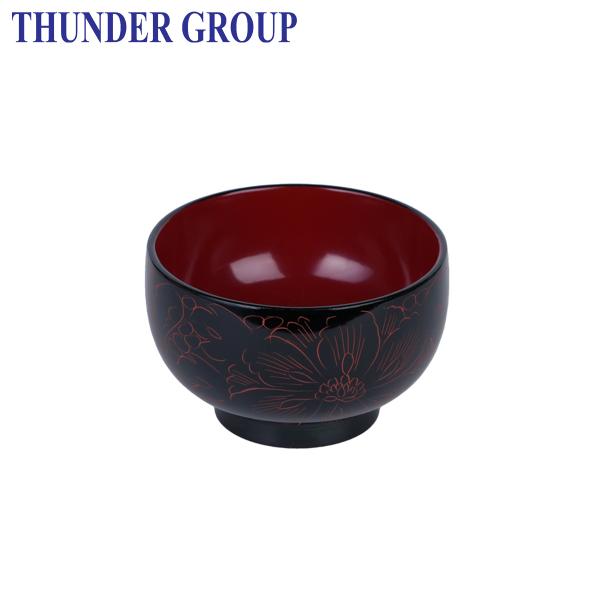 Thunder Group 汁椀 木製 約270ml 直径10.5cm 高さ6.5cm 和食器 W45-3
