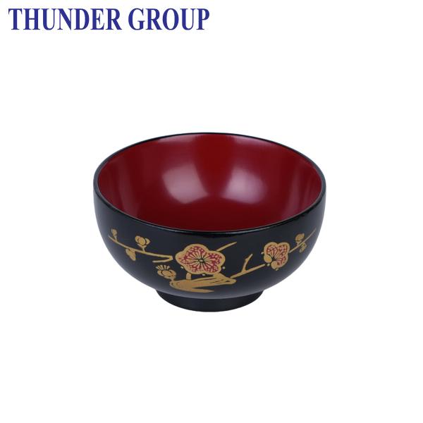 Thunder Group 汁椀 木製 約270ml 直径11.7cm 高さ6.1cm 和食器 W45-4