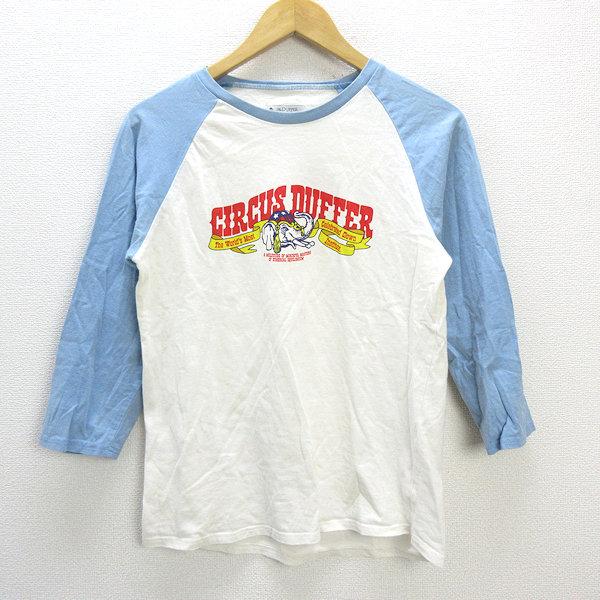 y■ダファー/The Duffer of ST.Georgeラグランカットソー/7部袖丈Tシャツ【メンズM】MENS/アメカジ127【中古】■