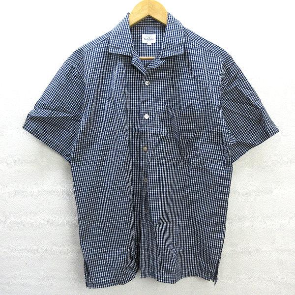 【新品】カステルバジャック ギンガムチェック 半袖シャツ 緑 ワッペン　完売品 n□カステルバジャック/JC de Castelbajac ギンガムチェック柄