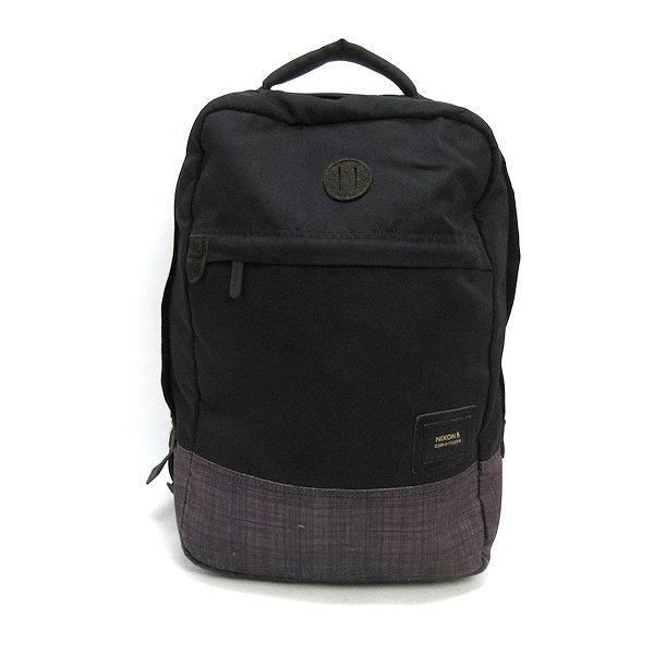 n□ニクソン/nixon リュックサック デイパック BAG 黒/兼用/122【中古 