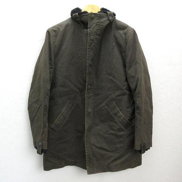 タケオキクチ●未使用に近い●2Bメランジジャケット 通気性◎ 洗える 春夏 XL k□タケオキクチ/TAKEO KIKUCHI ボアライナー付きコットンジャケット