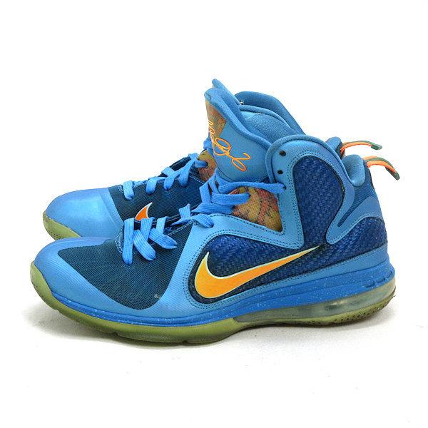 y【27.5cm】ナイキ/NIKE レブロン9LEBRON 9チャイナ エディションバスケットシューズ■青MENS/45【中古】