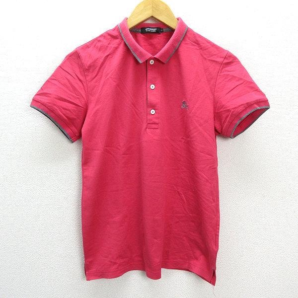 BURBERRY BLACK LABEL鹿の子 半袖 ポロシャツ