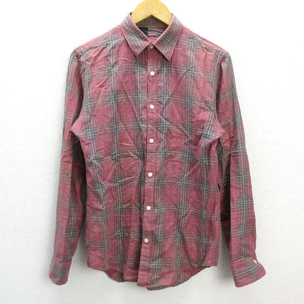 n□エヌハリウッド/N.HOOLYWOOD チェック柄 長袖シャツ MENS/2【中古 