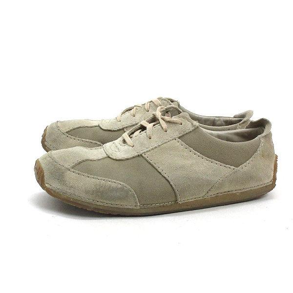k□【UK8G】クラークス/Clarks スエード×キャンバススニーカー 