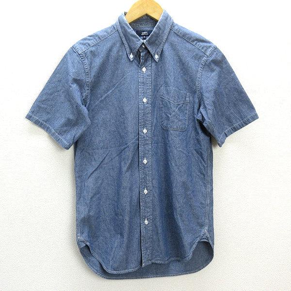 y□USA製□シップス/SHIPSボタンダウン 半袖オックスフォード
