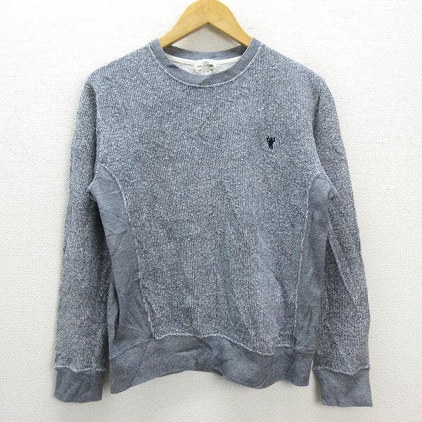 s□コーエン/COEN DAILY CLOTHING ロゴ刺繍 霜降り 長袖