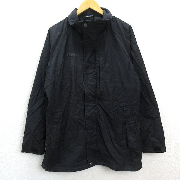 y□Columbia/コロンビア PM7415 ハイトレックパーカジャケット□黒系 